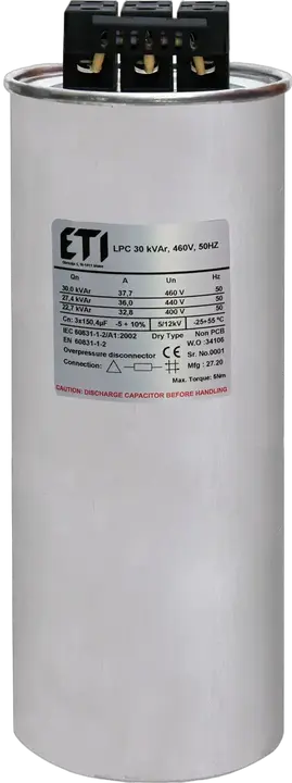 Kép erről: LPC 30 kVAr, 460V, 50Hz