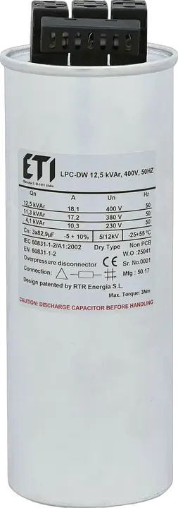 Kép erről: LPC-DW 12.5 kVAr, 400V, 50HZ