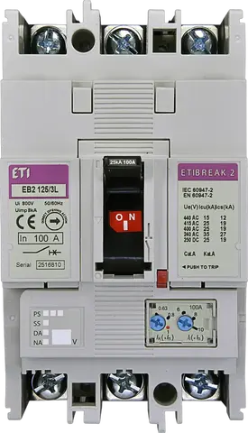 Kép erről: EB2 125/3L 100A 3p