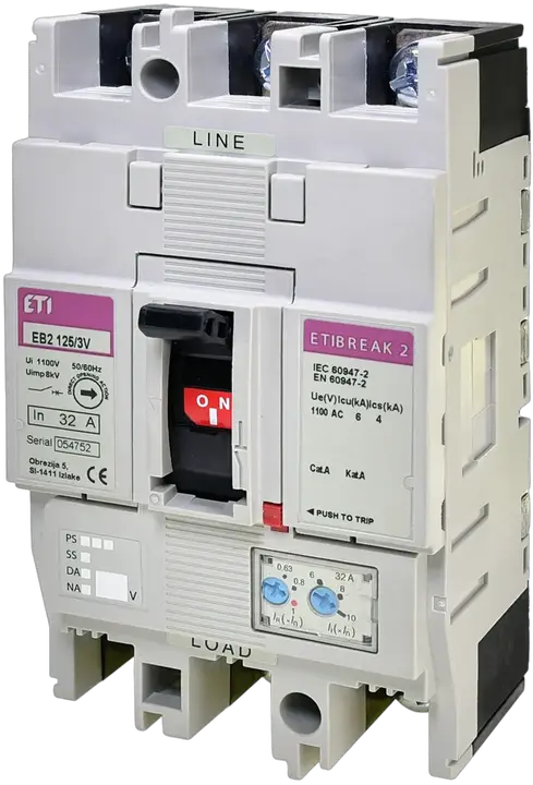 Kép erről: EB2 125/3V 32A 3p 1100V