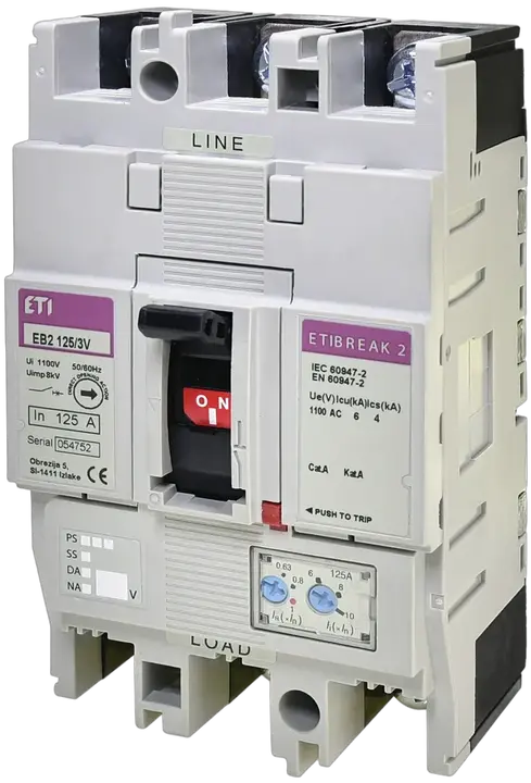 Kép erről: EB2 125/3V 125A 3p 1100V