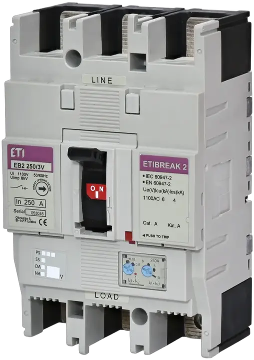 Kép erről: EB2 250/3V 250A 3p 1100V