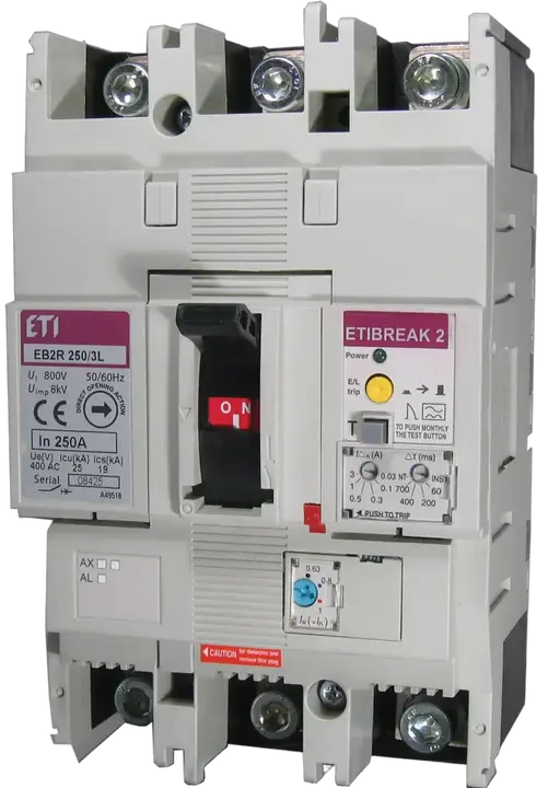 Kép erről: EB2R 250/3L 250A 3P