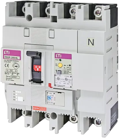 Kép erről: EB2R 250/4L 250A 4P