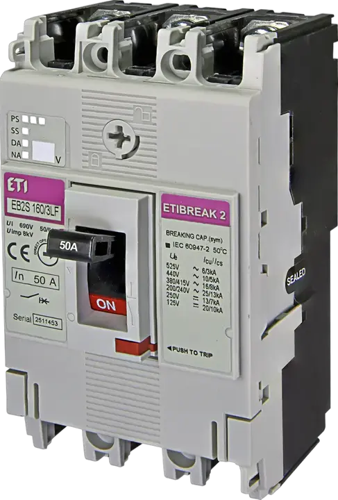 Kép erről: EB2S 160/3LF 50A 3p