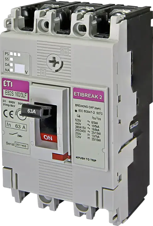 Kép erről: EB2S 160/3LF 63A 3p