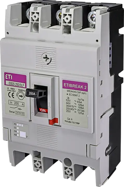Kép erről: EB2S 250/3LF 200A 3p
