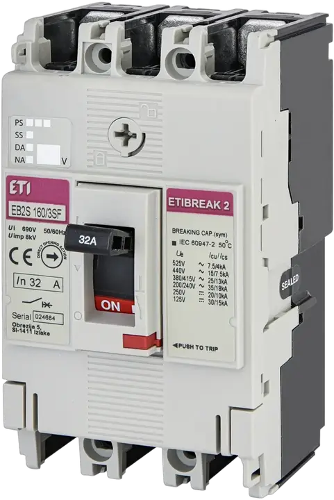 Kép erről: EB2S 160/3SF 32A 3p