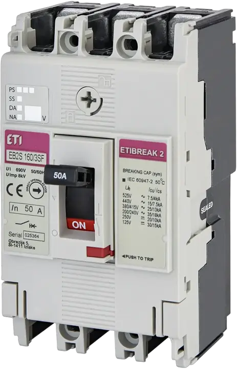 Kép erről: EB2S 160/3SF 50A 3p