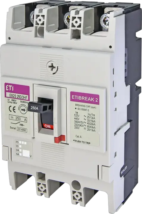 Kép erről: EB2S 250/3HF 250A 3p