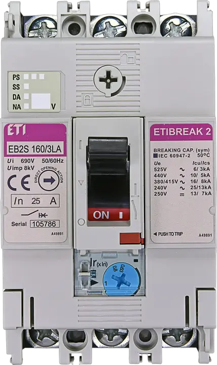 Kép erről: EB2S 160/3LA 25A 3p