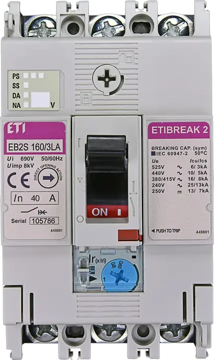 Kép erről: EB2S 160/3LA 40A 3p
