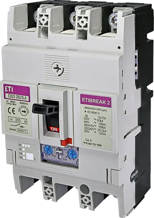 Kép erről: EB2S 250/3LA 200A 3p