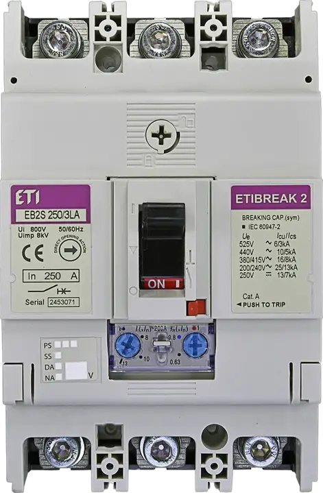Kép erről: EB2S 250/3LA 250A 3p