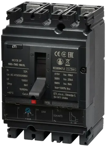 Kép erről: NBS-TMS 100/3L  32A 3P