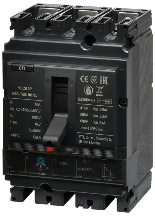 Kép erről: NBS-TMS 100/3L  40A 3P
