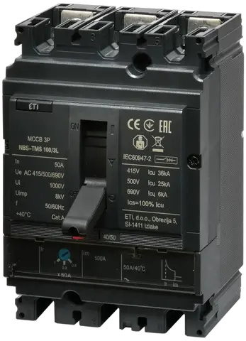 Kép erről: NBS-TMS 100/3L  50A 3P