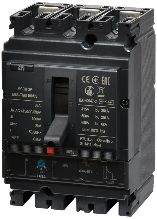 Kép erről: NBS-TMS 100/3L  63A 3P