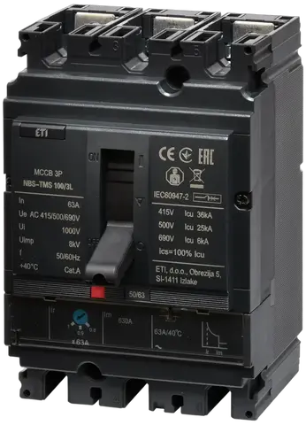 Kép erről: NBS-TMS 100/3L  63A 3P