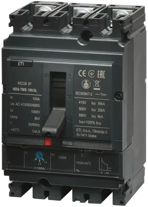 Kép erről: NBS-TMS 100/3L 100A 3P