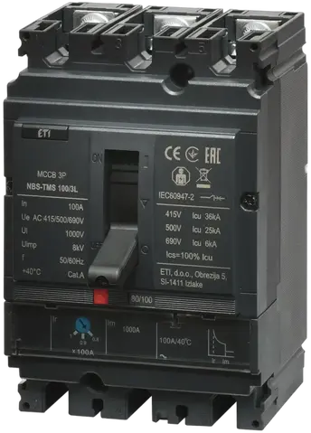 Kép erről: NBS-TMS 100/3L 100A 3P