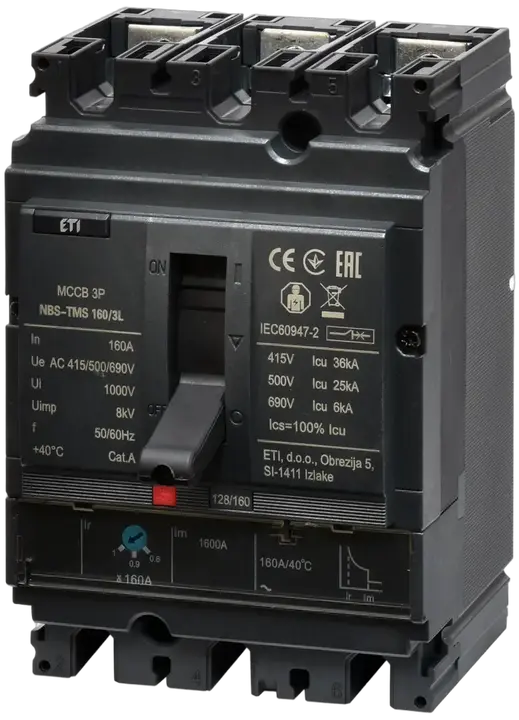 Kép erről: NBS-TMS 160/3L 160A 3P