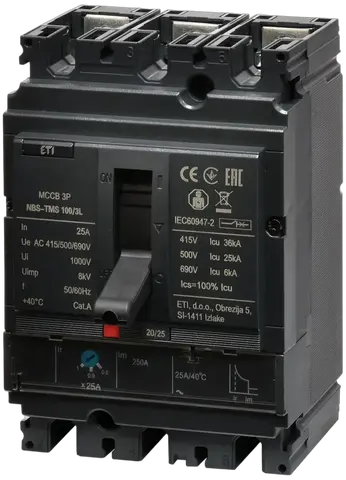 Kép erről: NBS-TMS 100/3L  25A 3P