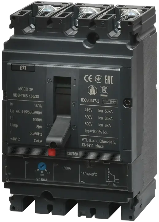 Kép erről: NBS-TMS 160/3S 160A 3P