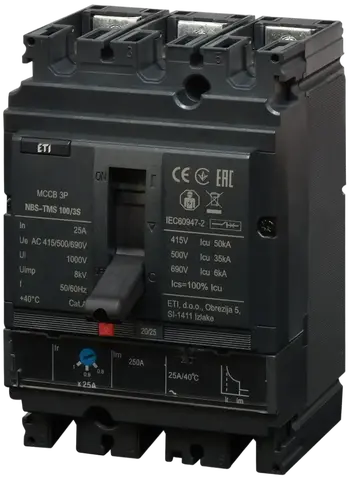 Kép erről: NBS-TMS 100/3S  25A 3P