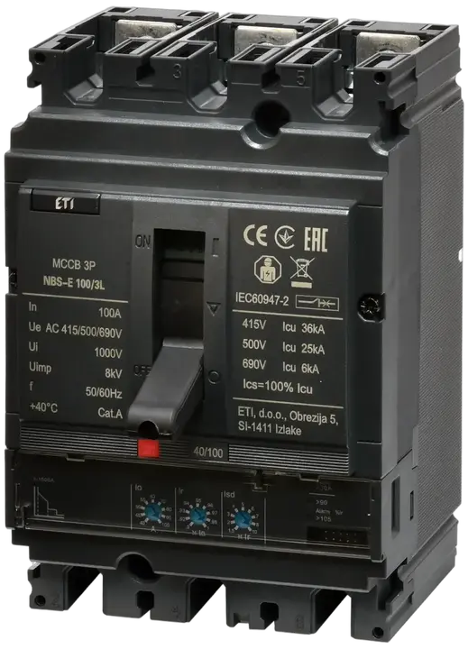 Kép erről: NBS-E 100/3L 100A 3P