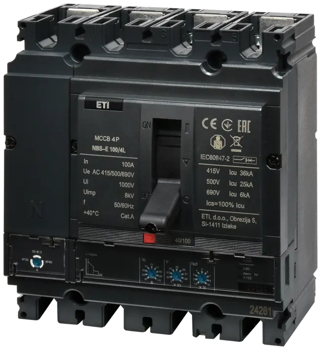 Kép erről: NBS-E 100/4L 100A 4P