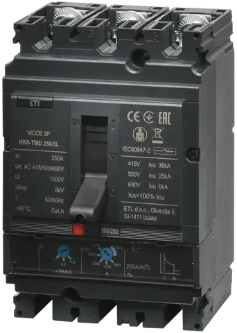 NBS-TMD 250/3L 250A 3P