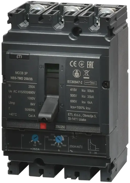 Kép erről: NBS-TMD 250/3S 250A 3P