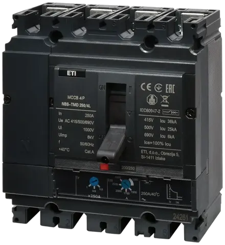 NBS-TMD 250/4S 250A 4P