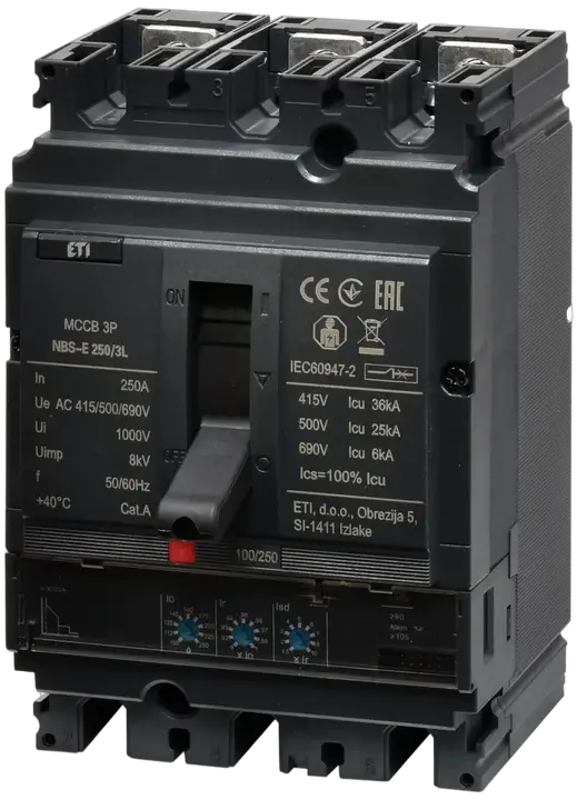 Kép erről: NBS-E 250/3L 250A 3P