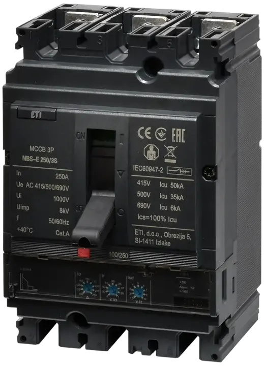 Kép erről: NBS-E 250/3S 250A 3P