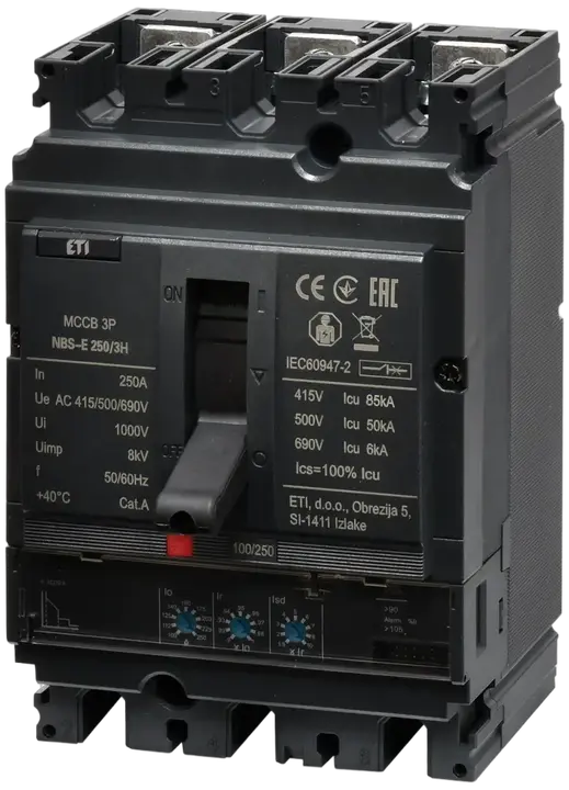 Kép erről: NBS-E 250/3H 250A 3P