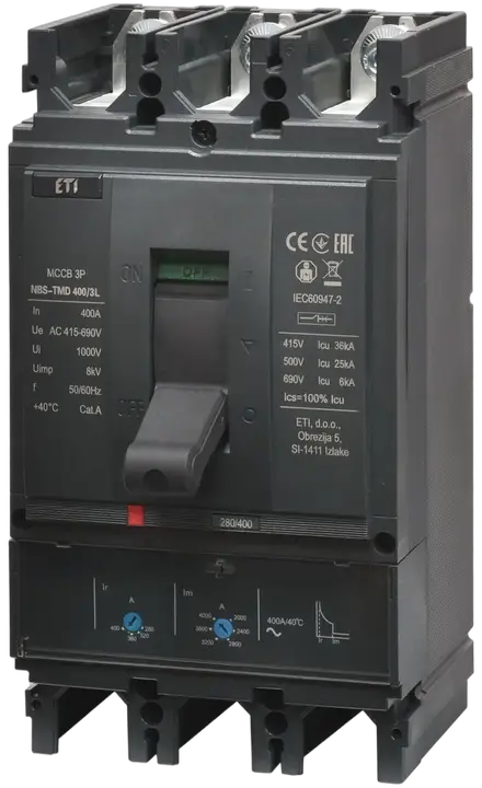 Kép erről: NBS-TMD 400/3L 400A 3P