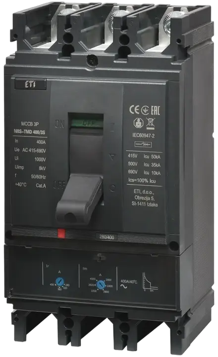 Kép erről: NBS-TMD 400/3S 400A 3P