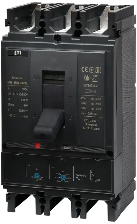 Kép erről: NBS-TMD 630/3S 500A 3P