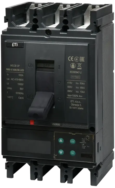 Kép erről: NBS-E 630/3S LCD 630A 3P