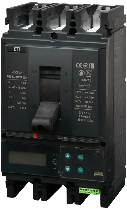 Kép erről: NBS-EC 630/3L LCD 630A 3P