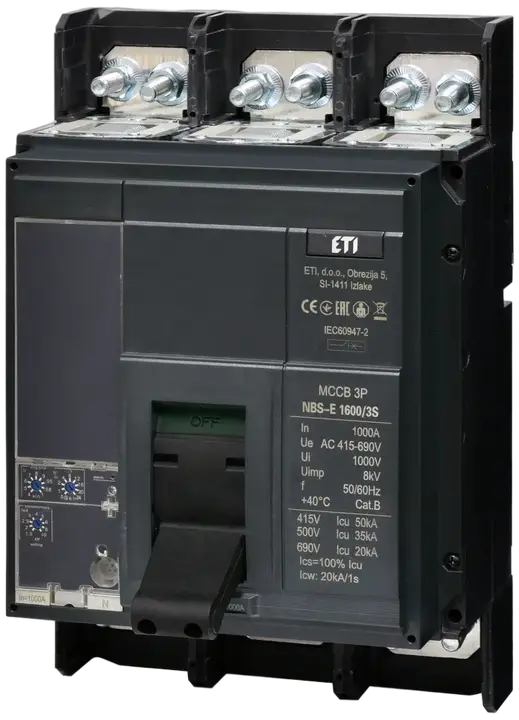 Kép erről: NBS-E 1600/3S 1000A 3P