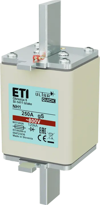 Kép erről: *NH1 gS 250A/800V