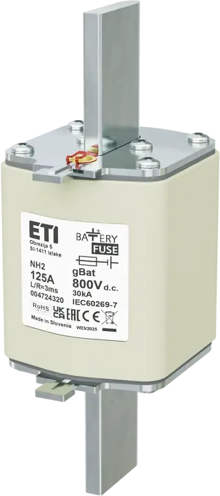 Kép erről: NH2 gBat 125A/800V DC