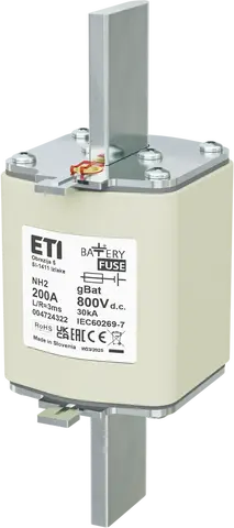 NH2 gBat 200A/800V DC