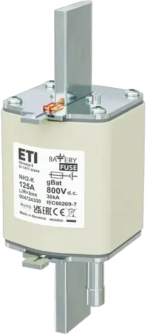 NH2/K gBat 125A/800V DC