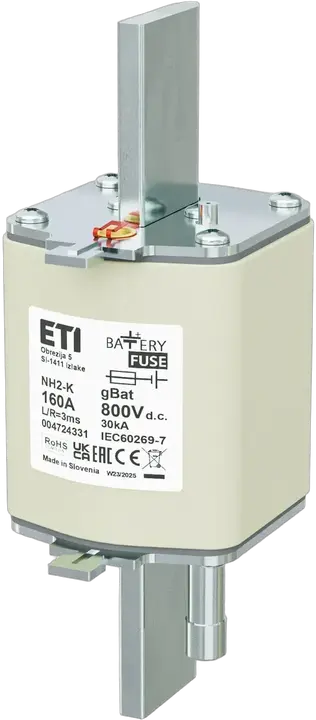 Kép erről: NH2/K gBat 160A/800V DC