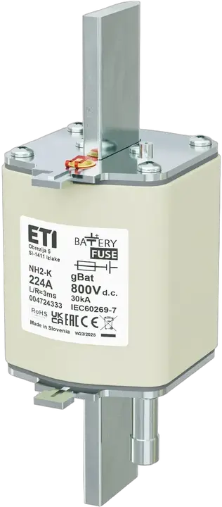 Kép erről: NH2/K gBat 224A/800V DC