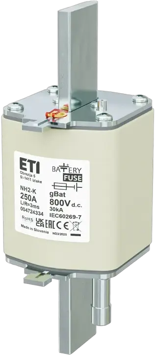 Kép erről: NH2/K gBat 250A/800V DC